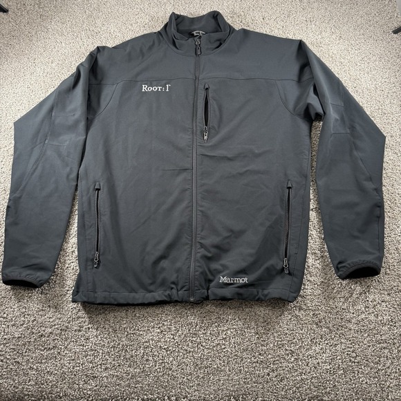 Marmot Jacket Mens XXL‎ Gravity Softshell Full Zip Root:1 Chile Wine Vineyard